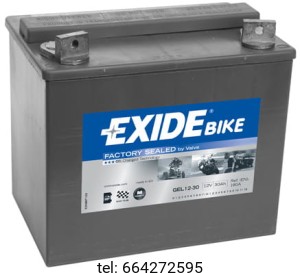 EXIDE BIKE GEL  12-30 12V 30AH 180A  