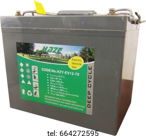 AKUMULATOR HAZE ŻEL 12 V 86 AH 