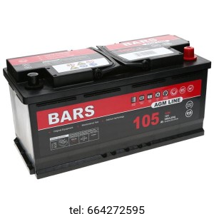 Akumulator Bars AGM 12V105 AH 950A