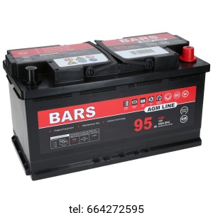 Akumulator Bars AGM 12V 95 AH 850A  