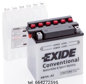 EXIDE BIKE CONVENTIONAL  EB10L-A2 12V 11AH 130A