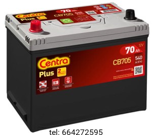 Akumulator Centra Plus CB705 70 Ah 540 (EN)  