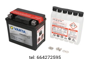 Akumulator Varta Powersports AGM YTX5L-BS 12V 4AH 80A   