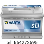 Akumulator VARTA Dynamic SLI E12 74 Ah 680 A (EN) 