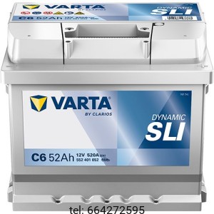 Akumulator VARTA SILVER Dynamic C6 52 AH 520 A (EN) )