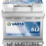 Akumulator VARTA Dynamic SLI C22 52 Ah 470 A (EN) P+ 