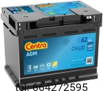 Akumulator Centra AGM CK620 62Ah 680A (EN) 