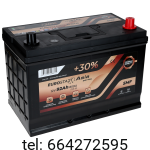 Eurostart Asia 12V 92 AH  850A (EN)P+  