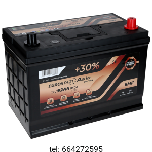 Eurostart Asia 12V 92 AH  850A (EN)P+  