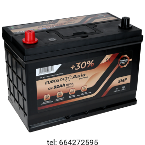 Eurostart Asia 12V 92 AH  850A (EN)L+   