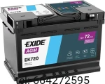 Akumulator Exide AGM EK820 82 Ah 800A (EN) 