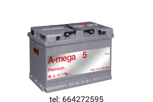 Akumulator A-mega Premium 12V 75 AH 720A 