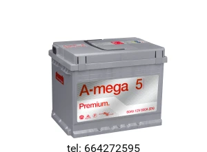 Akumulator A-mega Premium 12V 60 AH 600A  