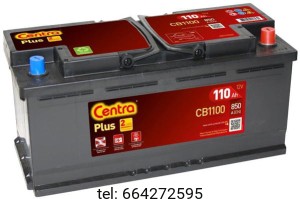 Akumulator Centra Plus CB1100 110 Ah 850A (EN)   