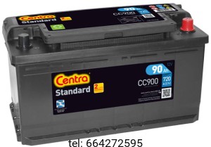 Akumulator Centra Standard CC900 90 Ah 720 A (EN) 