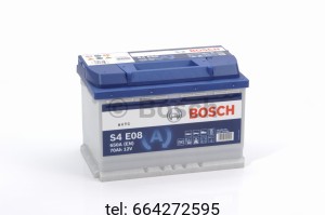 Akumulator Bosch EFB S4 E08 70 AH 650 A (EN)  