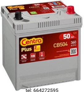Akumulator Centra Plus CB504 50Ah 360A (EN) 