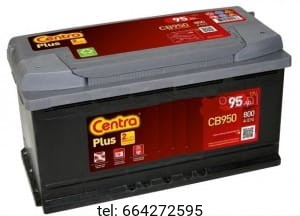 Akumulator Centra Plus CB950 95 Ah 800A (EN)  