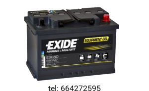 Akumulator Exide Equipment Gel ES650 12V 56 AH 650Wh 