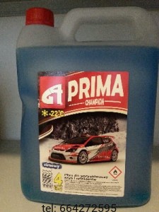 Płyn do spryskiwaczy zimowy 4L--22 Prima