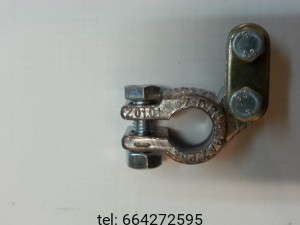 Klema ołowiana minus