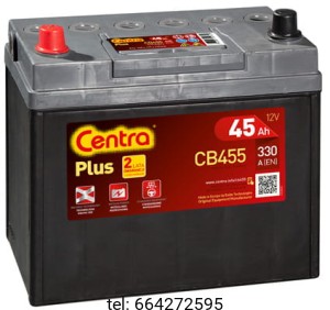 Akumulator Centra Plus CB455 45 Ah 330 (EN)   