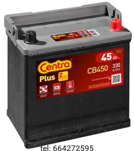 Akumulator Centra Plus CB450 45 Ah 330 (EN)  