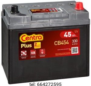 Akumulator Centra Plus CB454 45 Ah 330 (EN)   