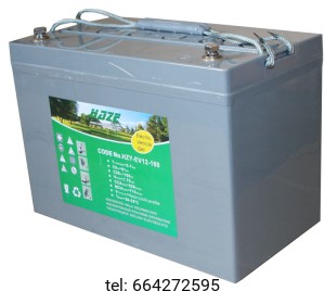 AKUMULATOR HAZE ŻEL 12 V 105 AH   