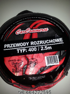 Przewody rozruchowe 400A 2,5m