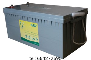 AKUMULATOR HAZE SOLAR ŻEL 12V 282AH 