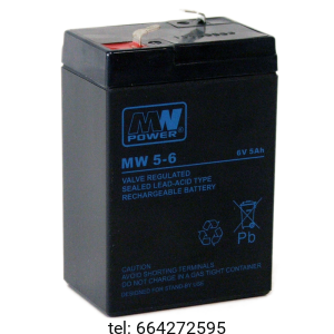 Akumulator MW Power MW 6V 5AH 