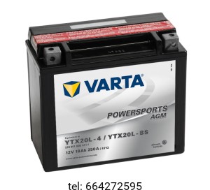 Akumulator Varta Powersports AGM YTX20L-BS 12V 18AH 250A